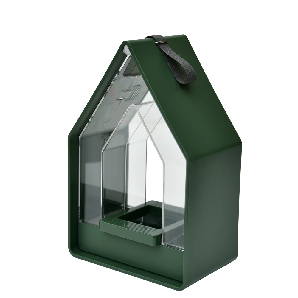 Emsa Landhaus Vogelvoeder Dispenser Mosgroen 3 Emsa Landhaus Vogelvoeder Dispenser Mosgroen