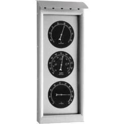 TFA Dostmann Weerstation Buiten RVS Zwart 3in1 Afdak