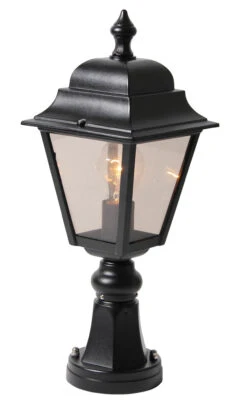 Franssen Sokkellamp Quadrana 2 48cm Zwart