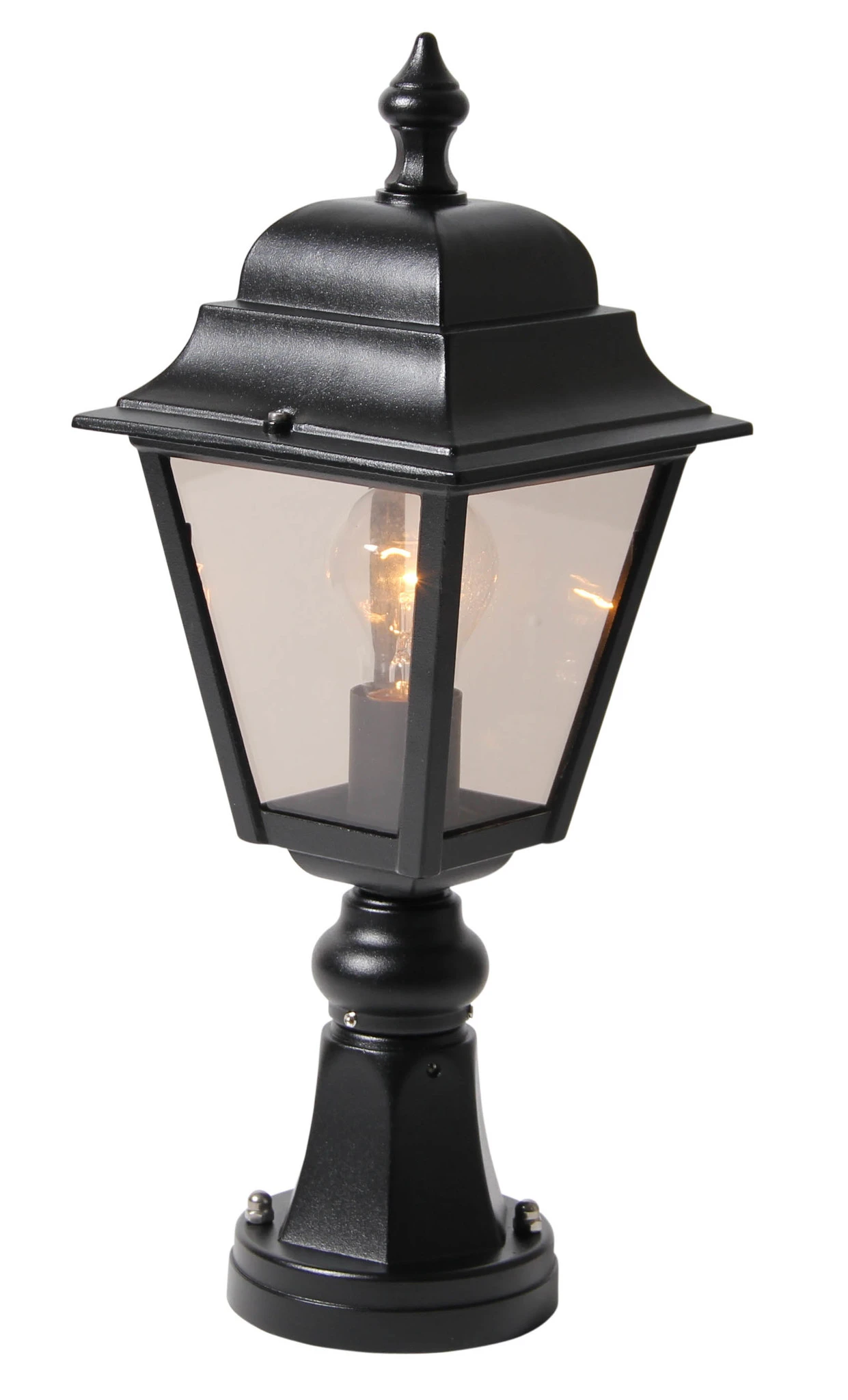 Franssen Sokkellamp Quadrana 2 48cm Zwart 3 Franssen Sokkellamp Quadrana 2 48cm Zwart