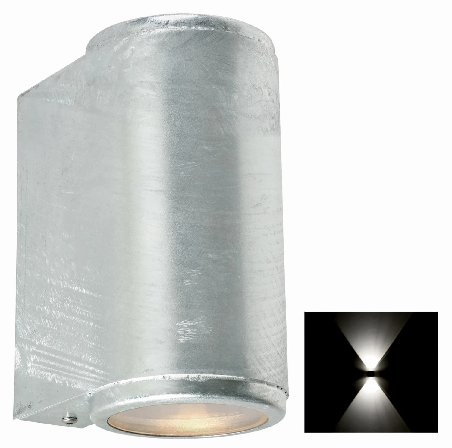 Franssen Franssen Robuuste Gevelspot Mandal Up/down Rond Gegalvaniseerd - 12V 3 Franssen Franssen Robuuste Gevelspot Mandal Up/down Rond Gegalvaniseerd - 12V