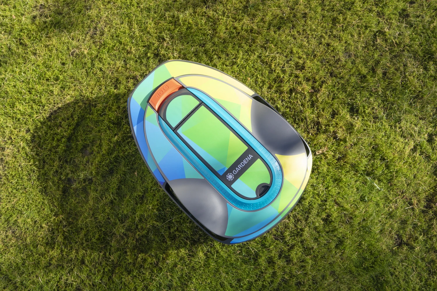 Twinckels Outfit Voor Gardena Robotmaaier 250/350/500 - Geo Regenboog 5 Twinckels Outfit Voor Gardena Robotmaaier 250/350/500 - Geo Regenboog - Afbeelding 3