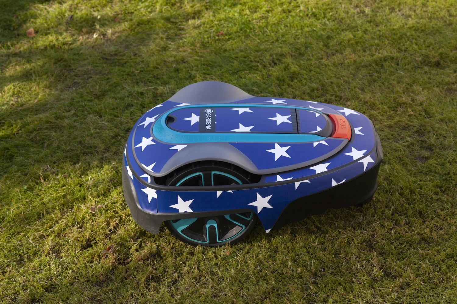 Twinckels Outfit Voor Gardena Robotmaaier 250/350/500 - Sterren 4 Twinckels Outfit Voor Gardena Robotmaaier 250/350/500 - Sterren - Afbeelding 2