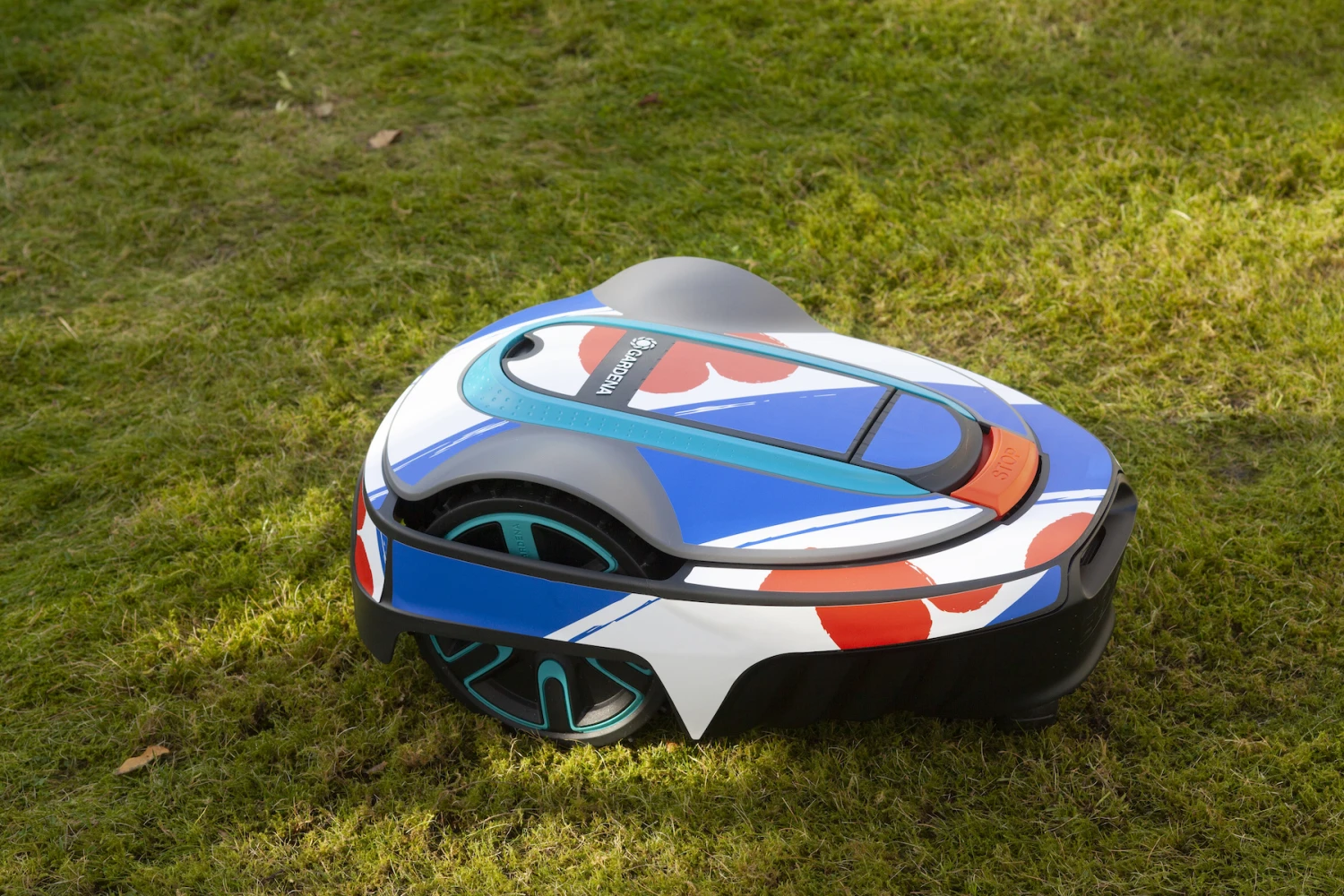 Twinckels Outfit Voor Gardena Robotmaaier 250/350/500 - Friese Vlag 3 Twinckels Outfit Voor Gardena Robotmaaier 250/350/500 - Friese Vlag