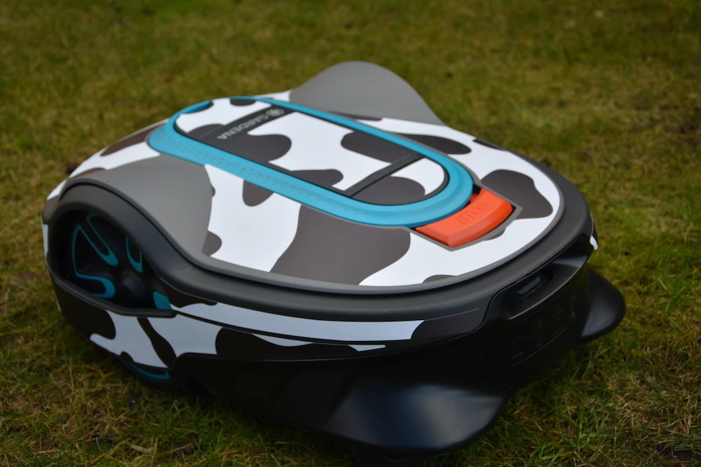 Twinckels Outfit Voor Gardena Robotmaaier 250/350/500 - Koe 6 Twinckels Outfit Voor Gardena Robotmaaier 250/350/500 - Koe - Afbeelding 4