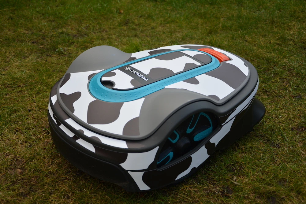 Twinckels Outfit Voor Gardena Robotmaaier 250/350/500 - Koe 8 Twinckels Outfit Voor Gardena Robotmaaier 250/350/500 - Koe - Afbeelding 6