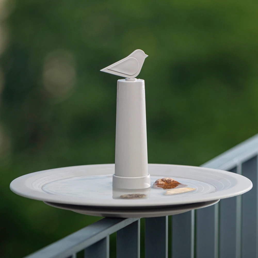 Vogelbad Finch Taupe 4 Vogelbad Finch Taupe - Afbeelding 2