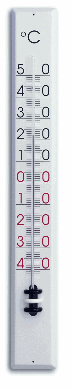 TFA Dostmann Thermometer Binnen/buiten Metaal Wit